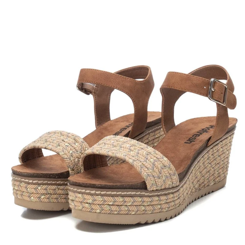 Refresh Plateau-Sandale für Damen – Taupe