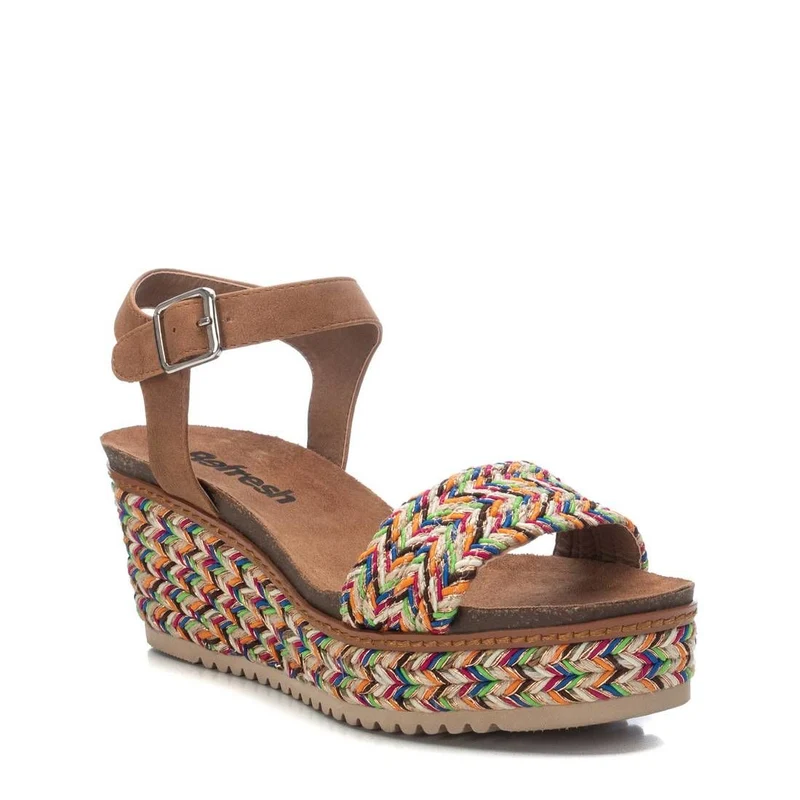 Refresh Plateau-Sandale für Damen – Marineblau