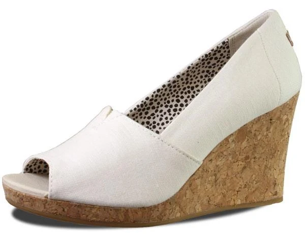 TOMS Damen Michelle Wedge – Natur