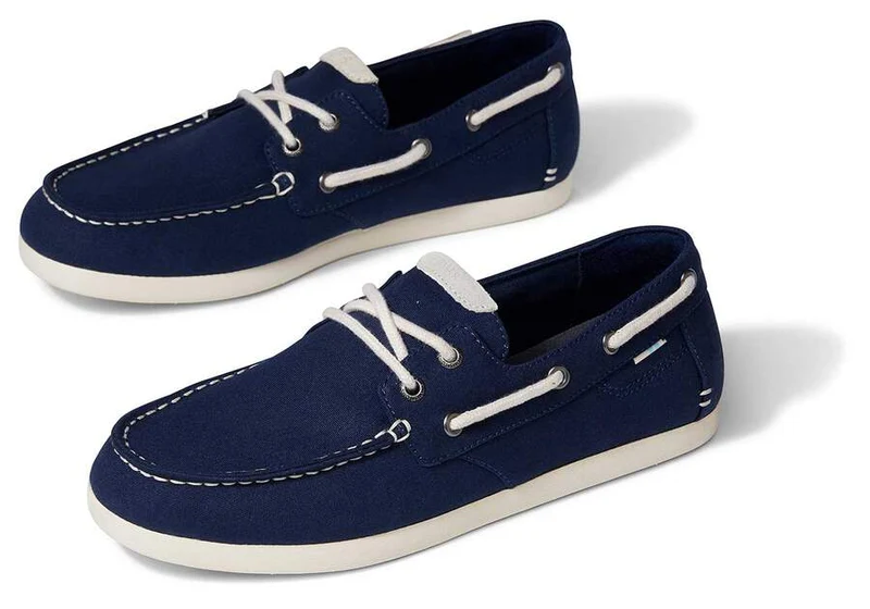 TOMS Herren Claremont Bootsschuh – Marineblau