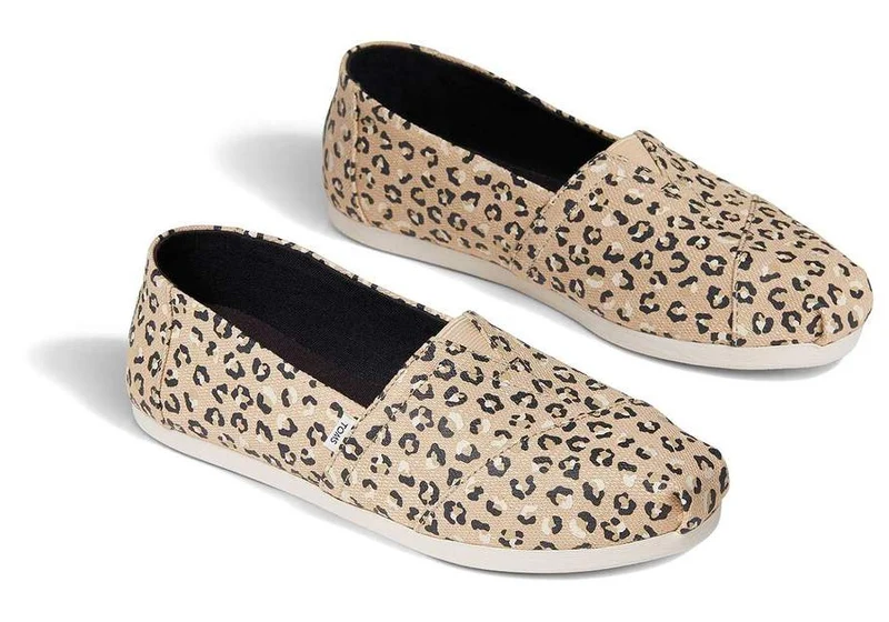TOMS Damen Alpargata Cheetah Espadrille – Natur