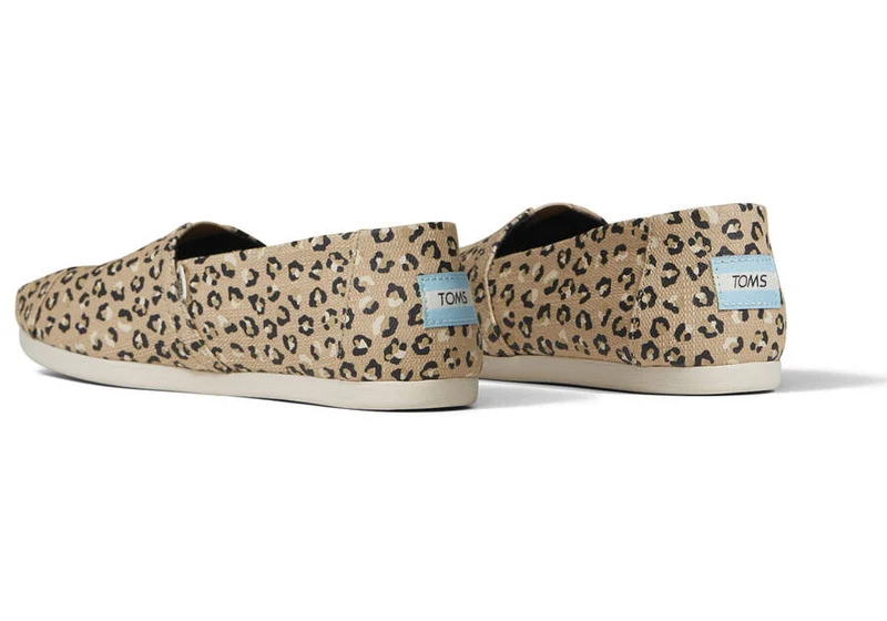 TOMS Damen Alpargata Cheetah Espadrille – Natur