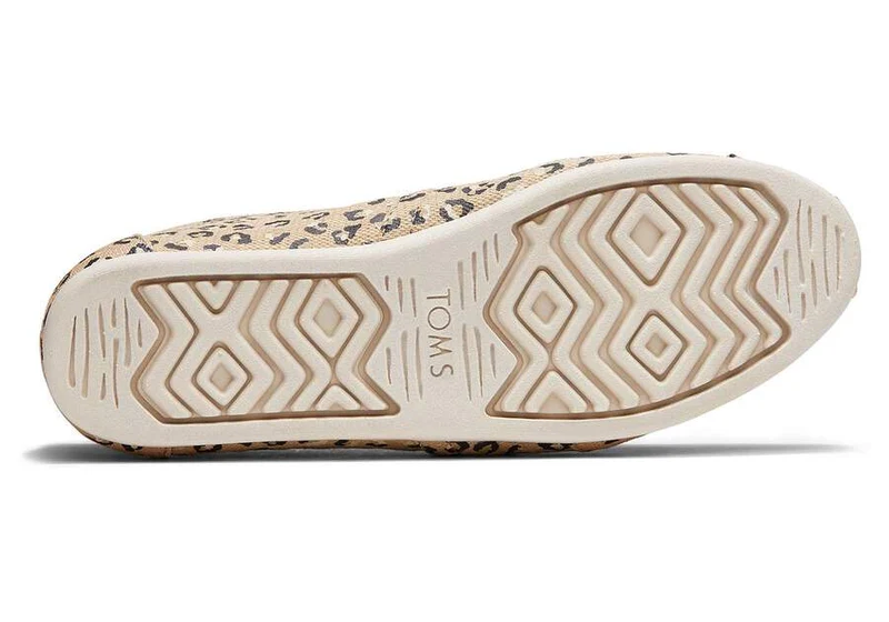 TOMS Damen Alpargata Cheetah Espadrille – Natur