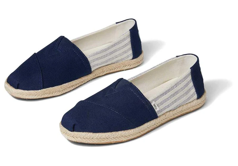 TOMS Alpargata Espadrille für Damen – Marineblau