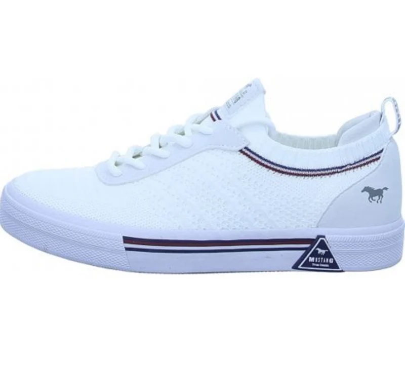 Mustang Damen-Sneaker – Weiß