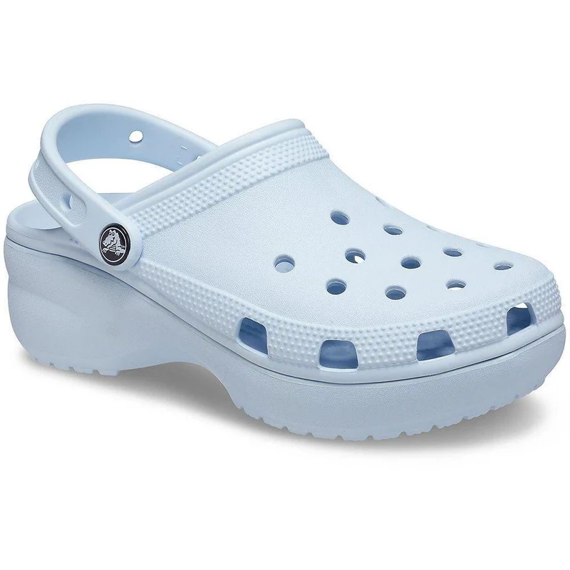 Crocs Klassischer Unisex-Plateau-Clog – Mineralblau