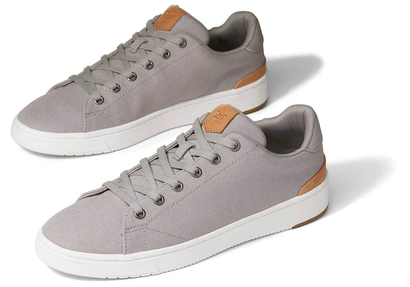 TOMS Herren Travel Lite 2.0 Canvas-Trainer – Drizzle Grey