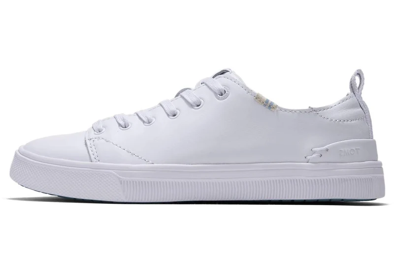 TOMS Herren-Trainer-Lite-Ledersneaker – Weiß