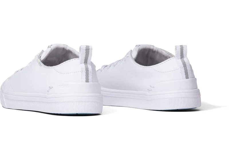 TOMS Herren-Trainer-Lite-Ledersneaker – Weiß