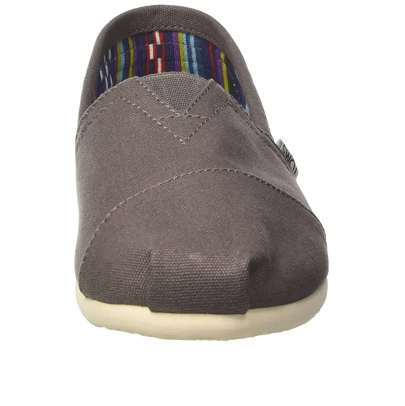 TOMS Klassische Herren-Espadrilles aus Segeltuch – Asche