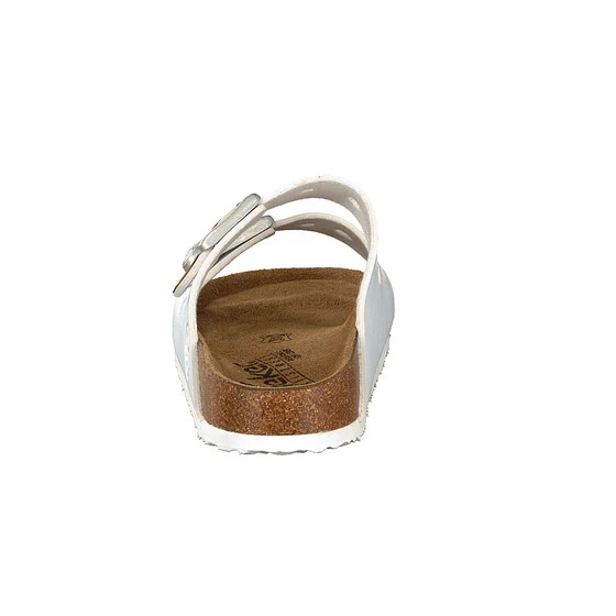 Rieker Slip-on-Sandalen für Damen – Weiß/Gelb