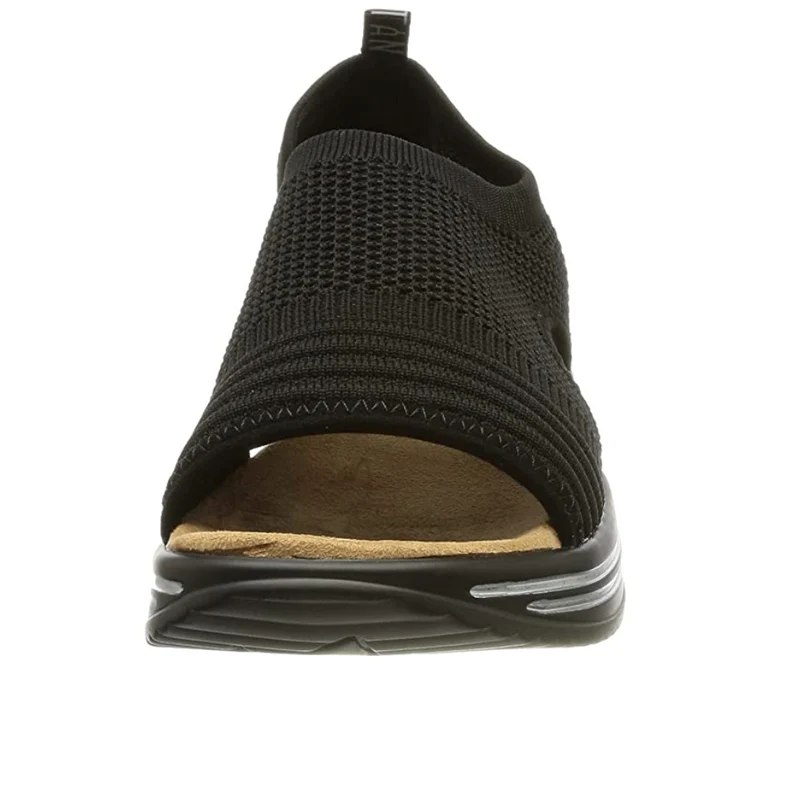 Mustang - Damen-Sandalen aus Mesh - Schwarz