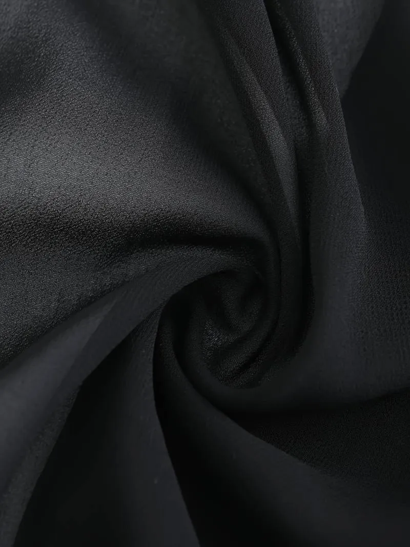 Damen transparente Kurzbluse mit Bindung vorne und kurzen Ärmeln