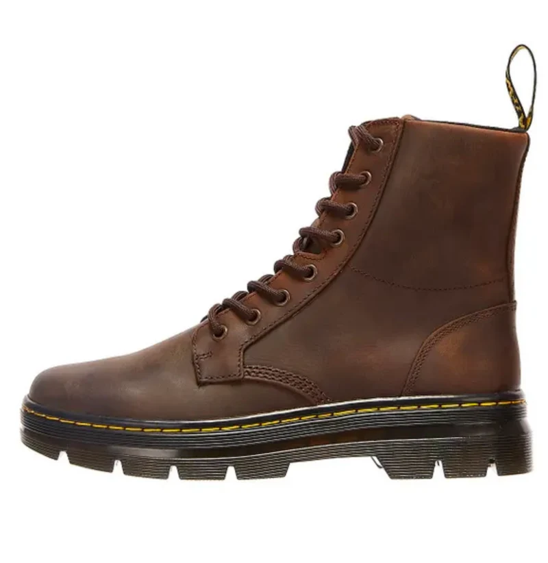 Dr Martens – Combs Lederstiefel – Crazy Horse Brown
