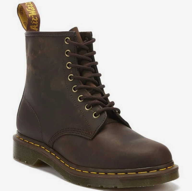 Dr Martens Herren 1460 Gaucho Crazy Horse Stiefel – Braun