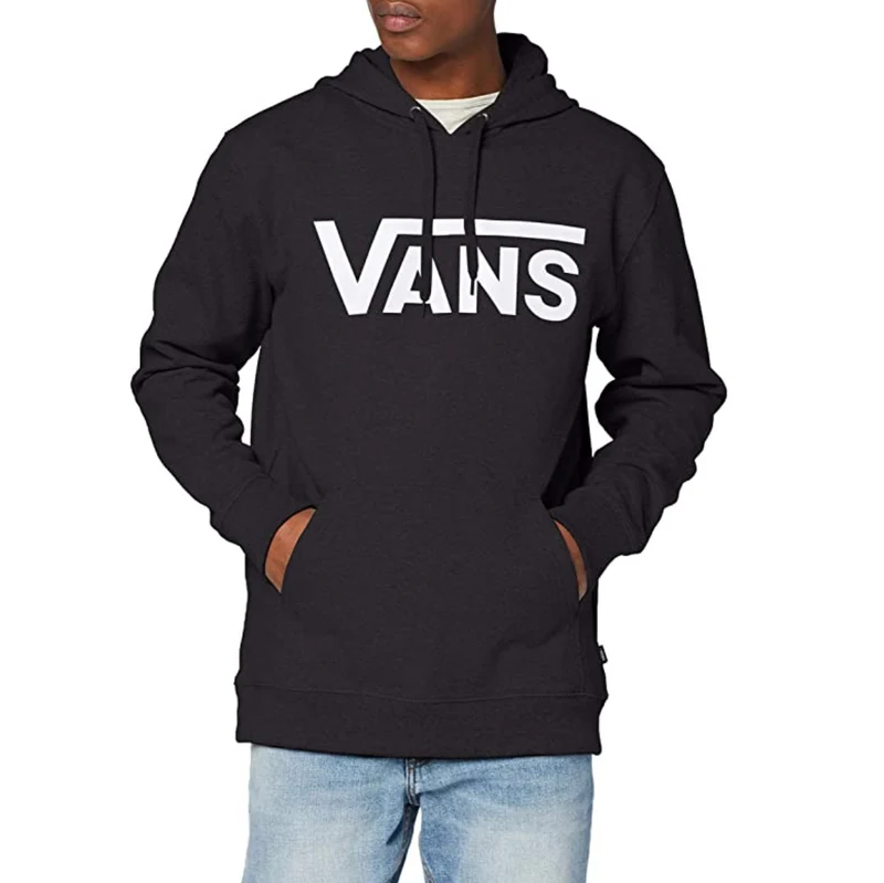 VANS Klassischer Herren-Hoodie mit Logo – Schwarz