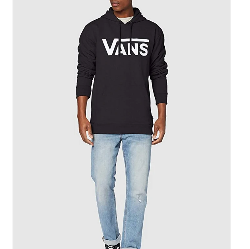 VANS Klassischer Herren-Hoodie mit Logo – Schwarz
