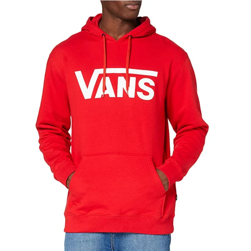 VANS Klassischer Herren-Kapuzenpullover mit Grafik – Rot