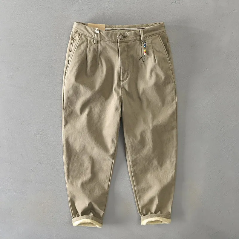 Elias | Herren Lässige Tapered Chino Hose