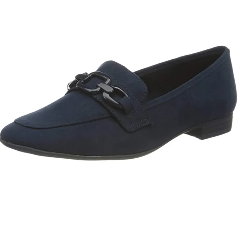 Marco Tozzi Damen-Loafer – Marineblau