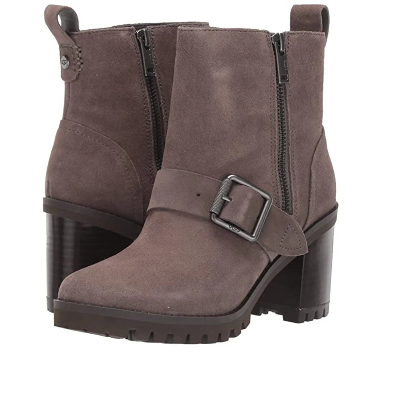 UGG Damen Farn Lederstiefel - Mole