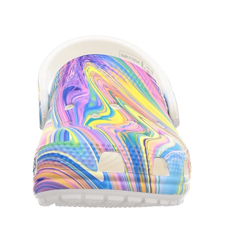 Crocs Klassischer Out Of This World Clog für Kinder – Mehrfarbig / Weiß