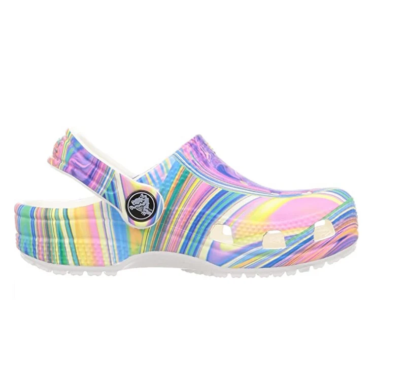 Crocs Klassischer Out Of This World Clog für Kinder – Mehrfarbig / Weiß