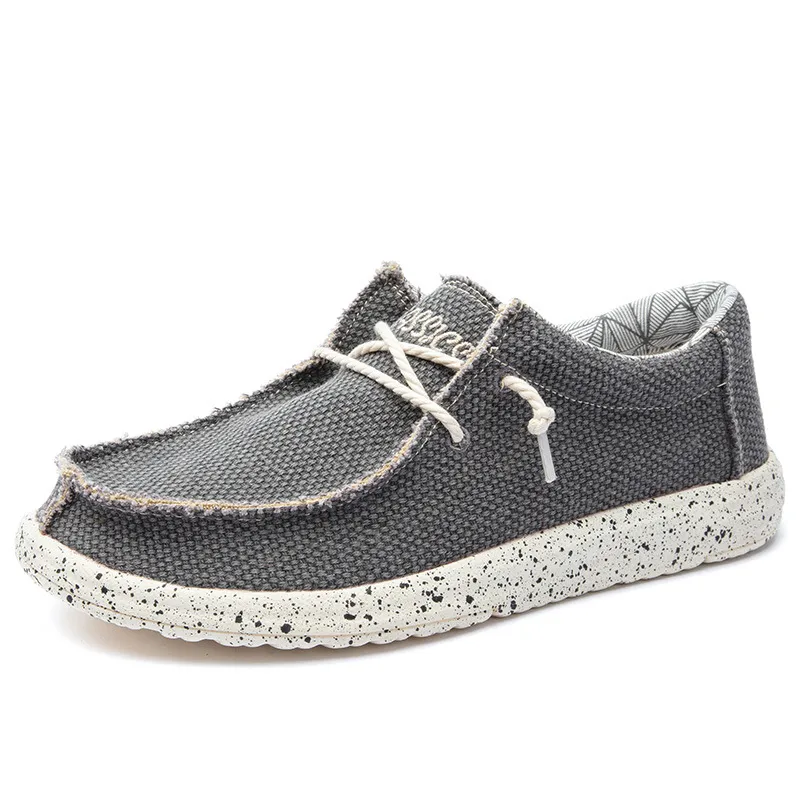 Herren Schnürschuhe mit strukturierter Oberfläche und kontrastierender Sohle