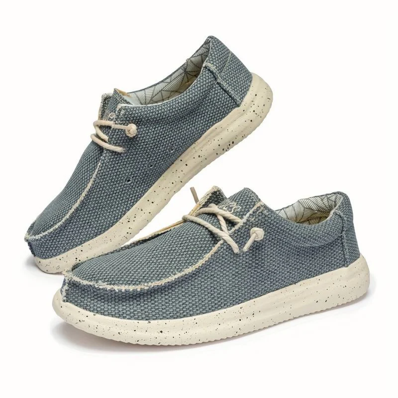 Herren Schnürschuhe mit strukturierter Oberfläche und kontrastierender Sohle