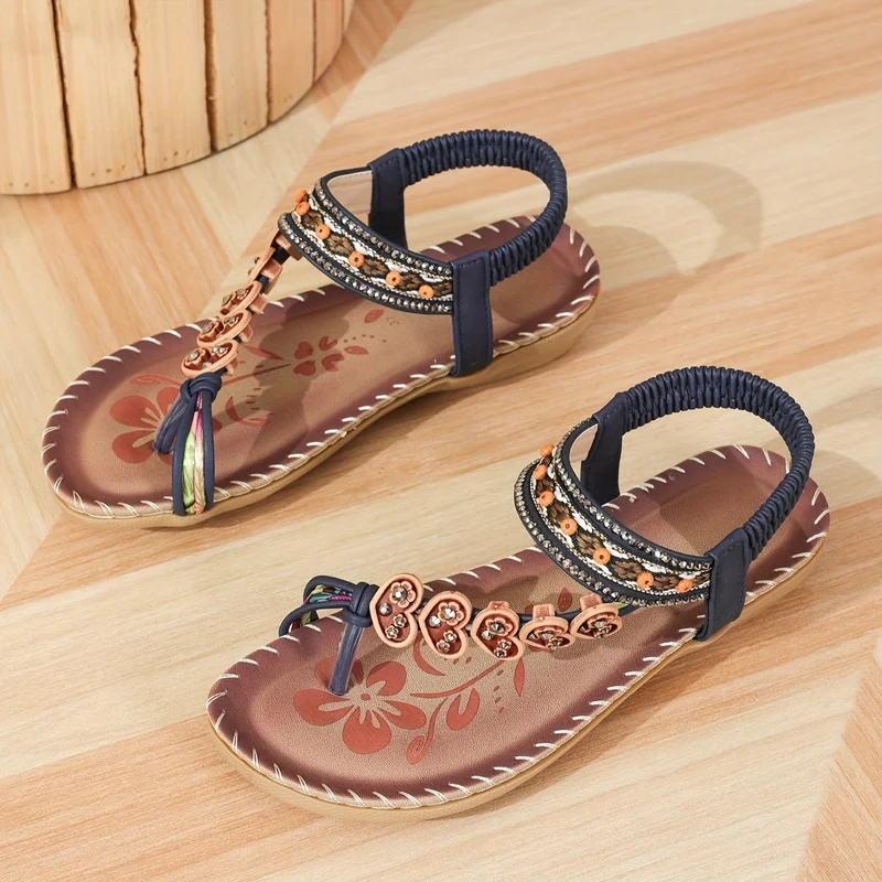 Marie | Damen Orthopädische Flache Knöchelriemen Sandalen