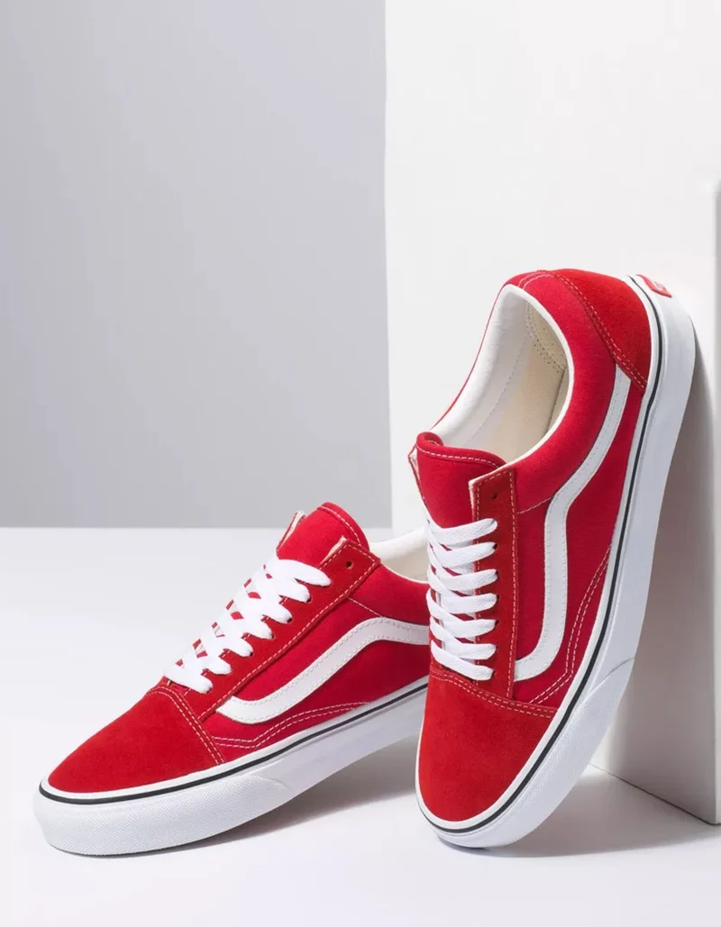 Vans - Old Skool – Damen-Sneaker – Racing Red