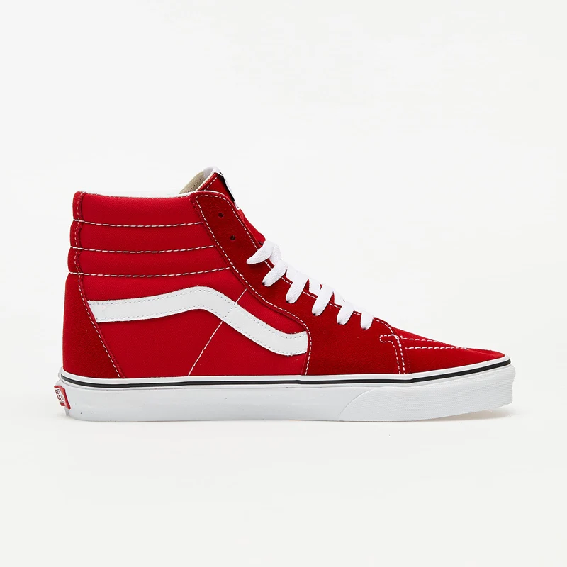 Vans - Sk8-Hi – Damen-Hi-Top-Sneaker – Racing Red/True White