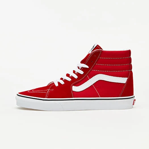 Vans - Sk8-Hi – Damen-Hi-Top-Sneaker – Racing Red/True White