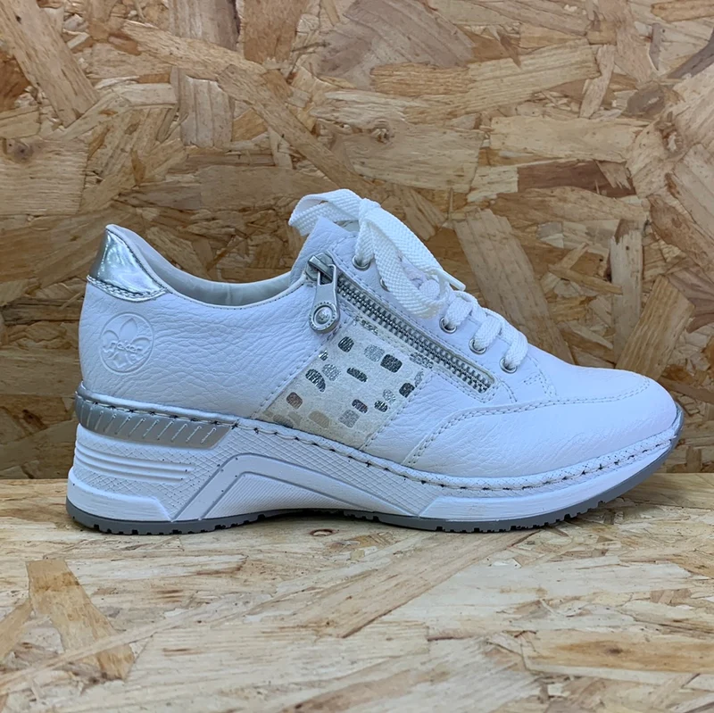 Rieker Modischer Damen-Sneaker – Weiß