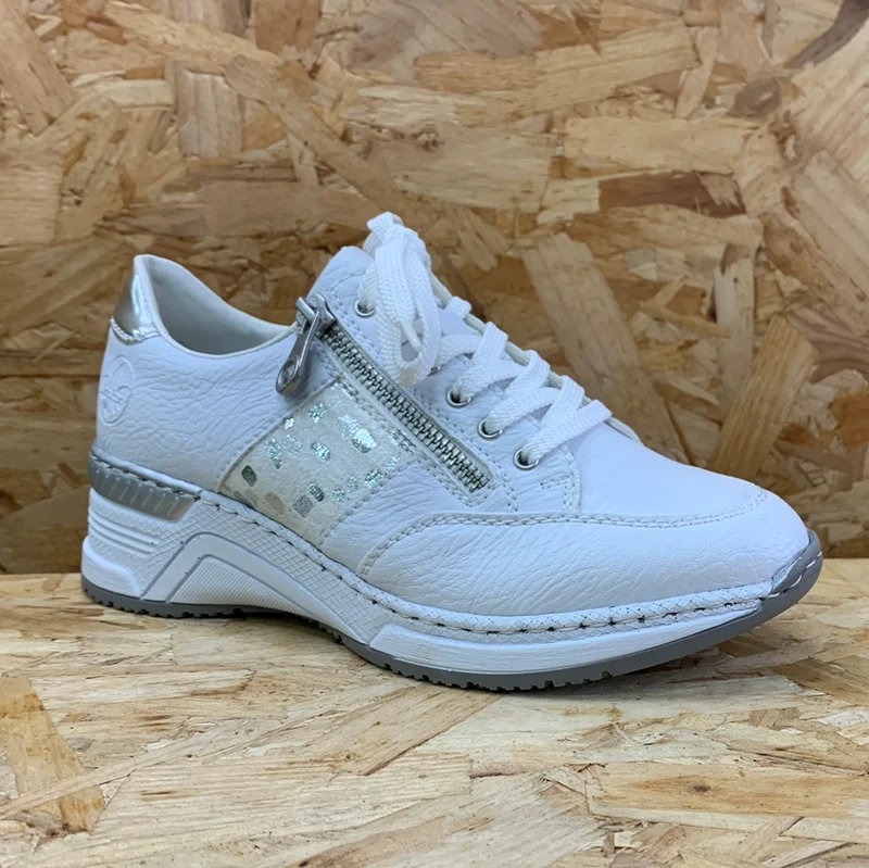 Rieker Modischer Damen-Sneaker – Weiß