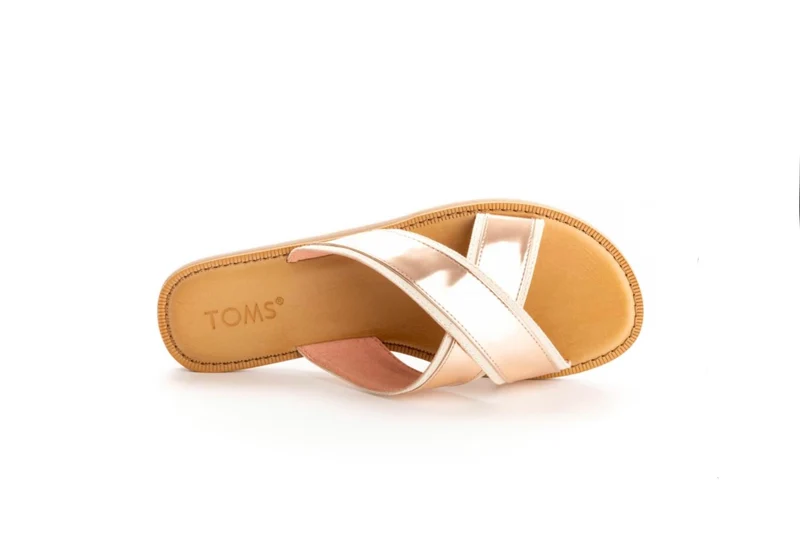 TOMS Viv Specchio Sandale für Damen – Roségold