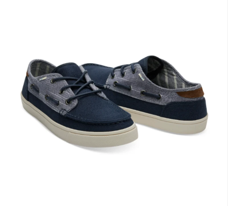 TOMS Herren Dorado Heritage Bootsschuh – Marineblau