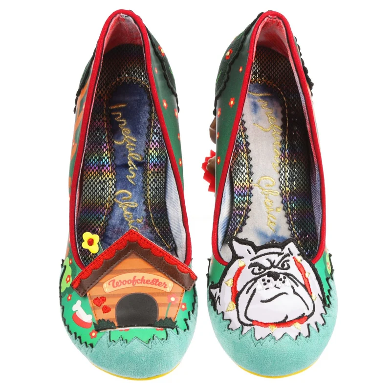 Irregular Choice Damen Top Dog High Heel - Grün Multi