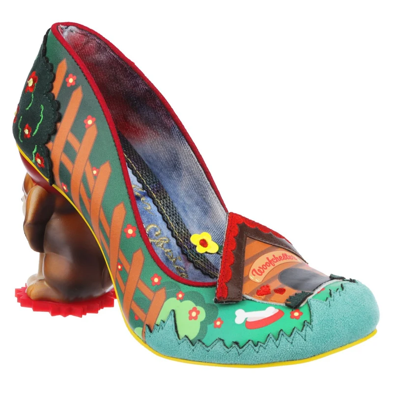 Irregular Choice Damen Top Dog High Heel - Grün Multi