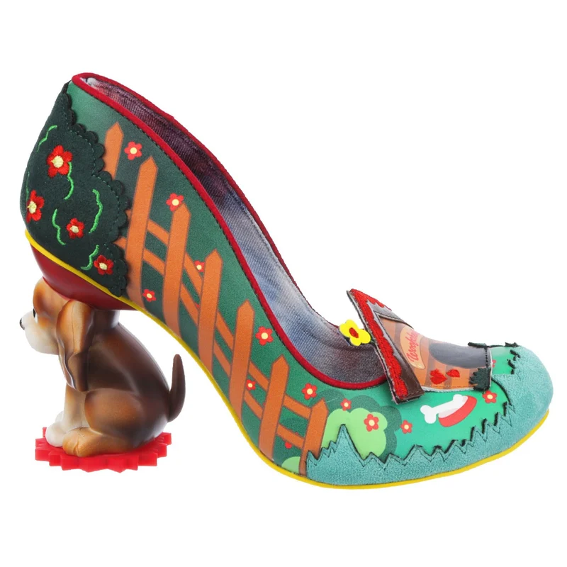 Irregular Choice Damen Top Dog High Heel - Grün Multi