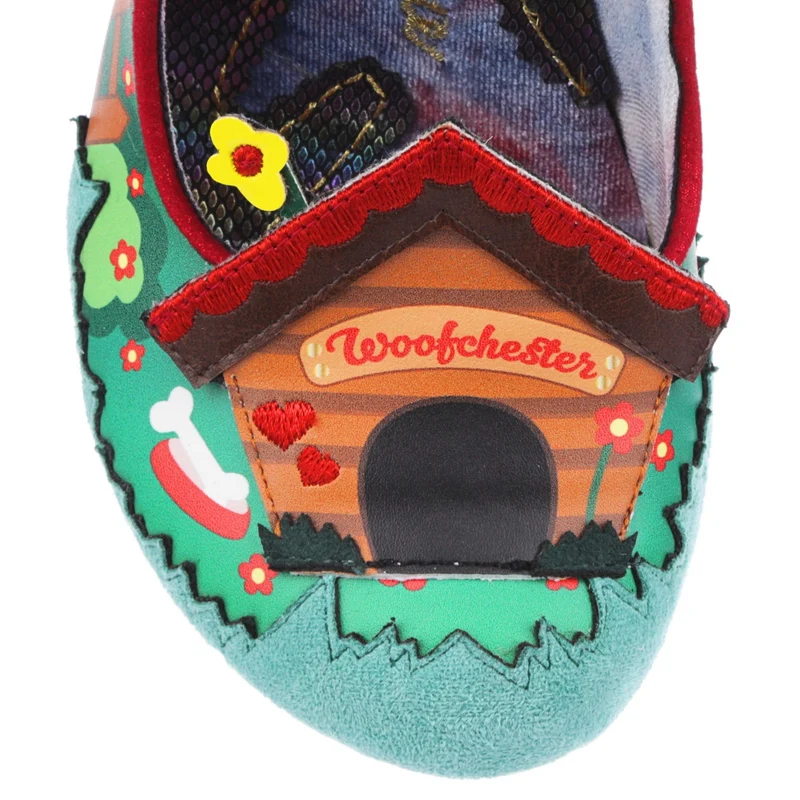 Irregular Choice Damen Top Dog High Heel - Grün Multi
