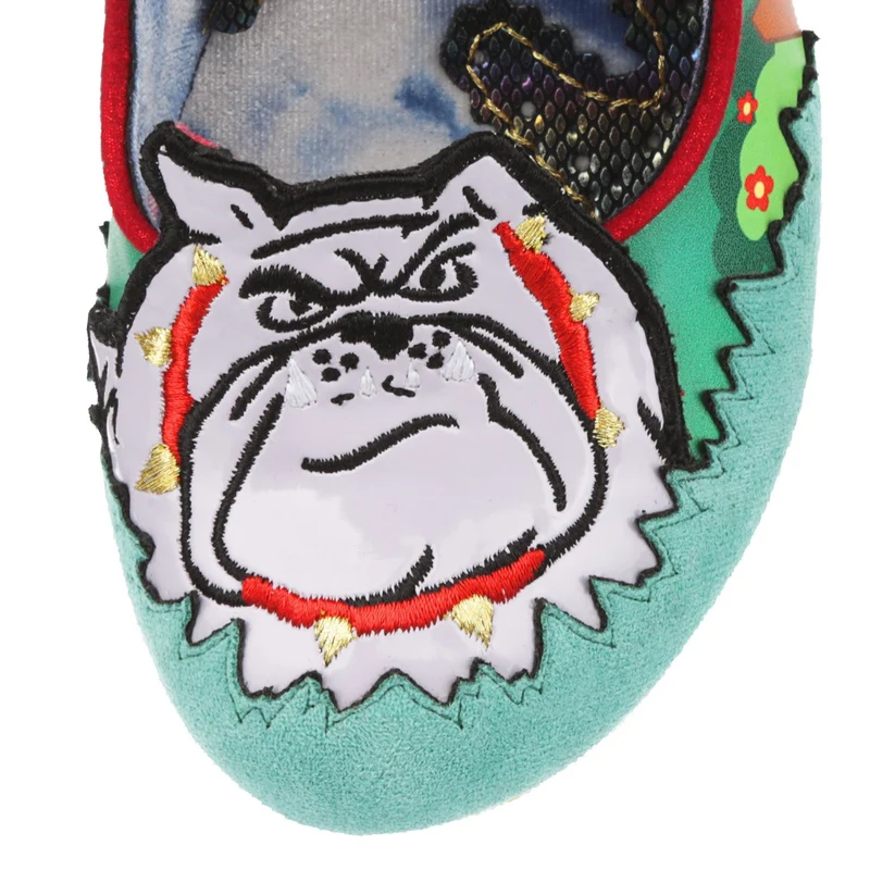 Irregular Choice Damen Top Dog High Heel - Grün Multi
