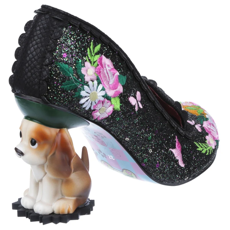 Irregular Choice Damen Bougainvillea High Heel - Schwarz