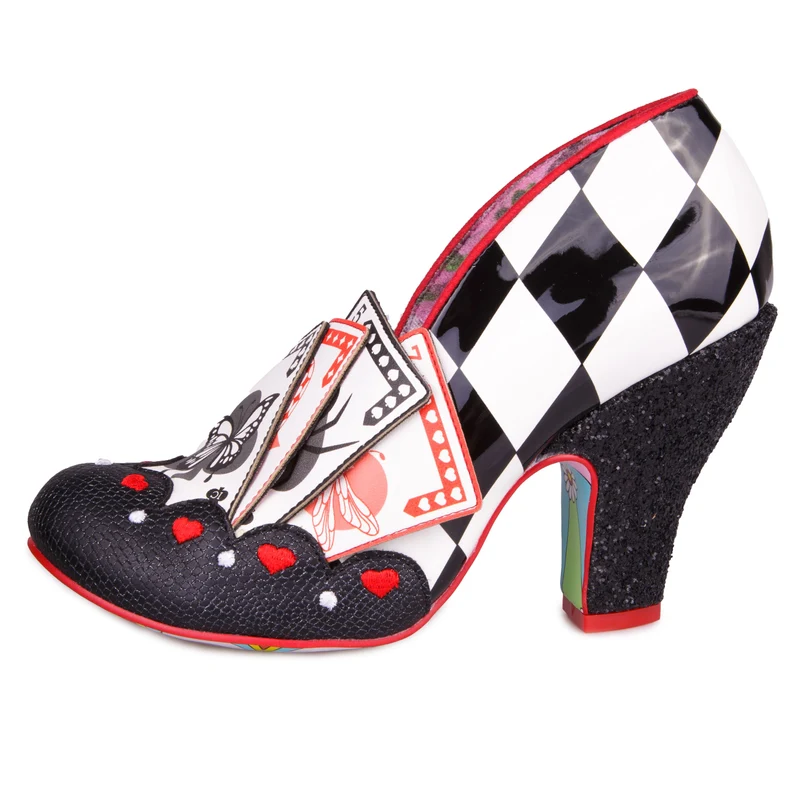Irregular Choice Winning Hand High Heels für Damen – Schwarz