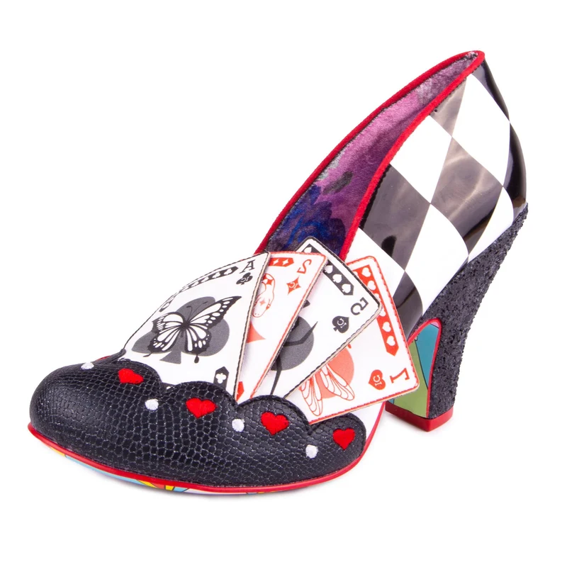 Irregular Choice Winning Hand High Heels für Damen – Schwarz