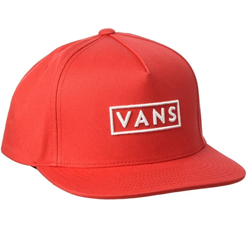 VANS Easy Box Snapback Cap – Rot