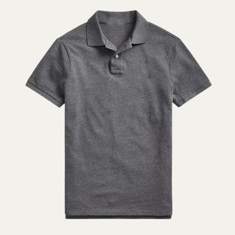 Herren Kurzarm Poloshirt mit Knopfleiste und Kragen