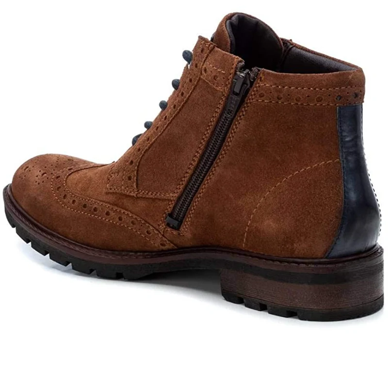 Carmela Herren-Lederstiefel – Kamel