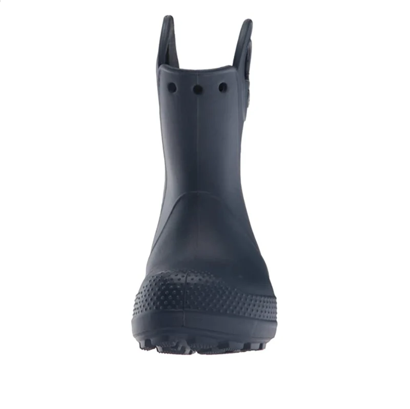 Crocs Klassische Handle It Regenstiefel für Kinder – Marineblau