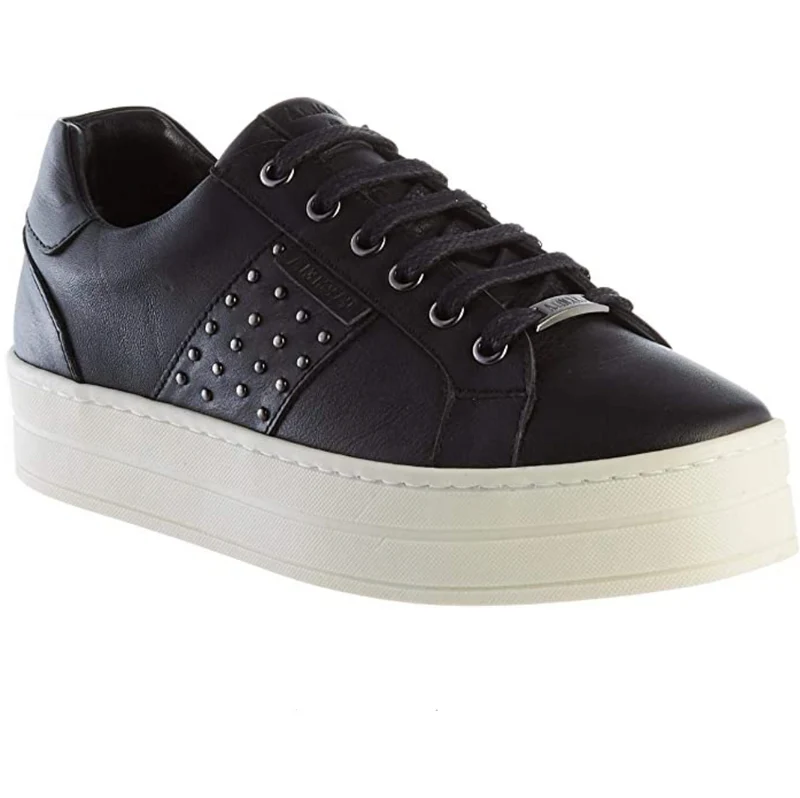 Carmela Ledersneaker für Damen – Schwarz